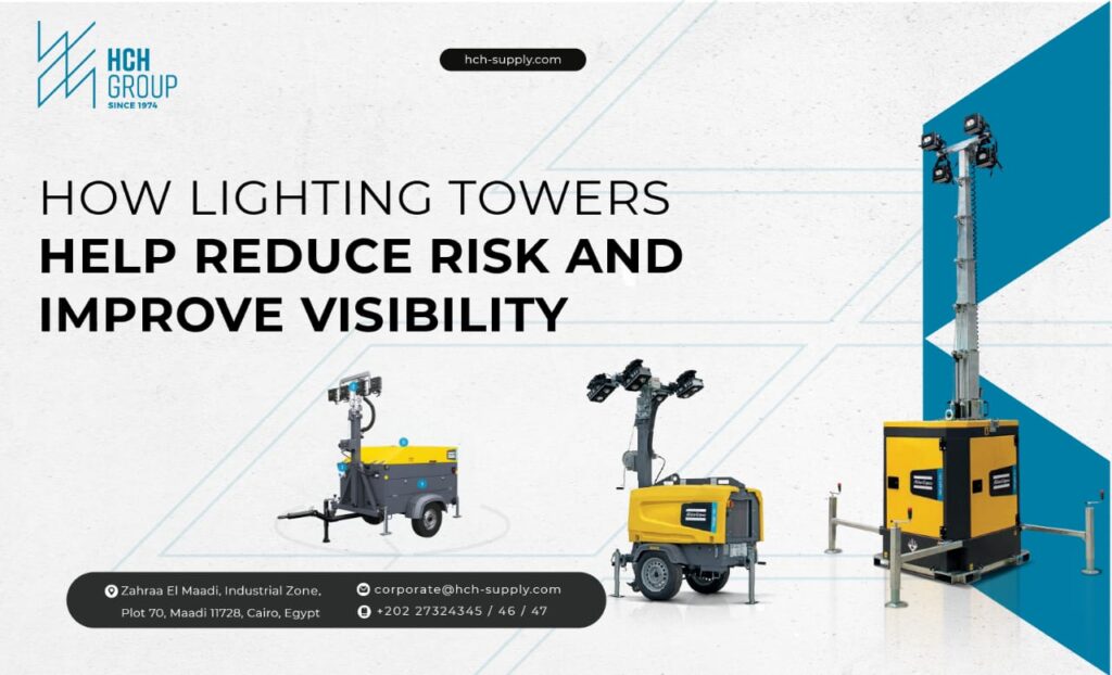 Lighting Towers for Safer Industrial Worksites | HCH Supply